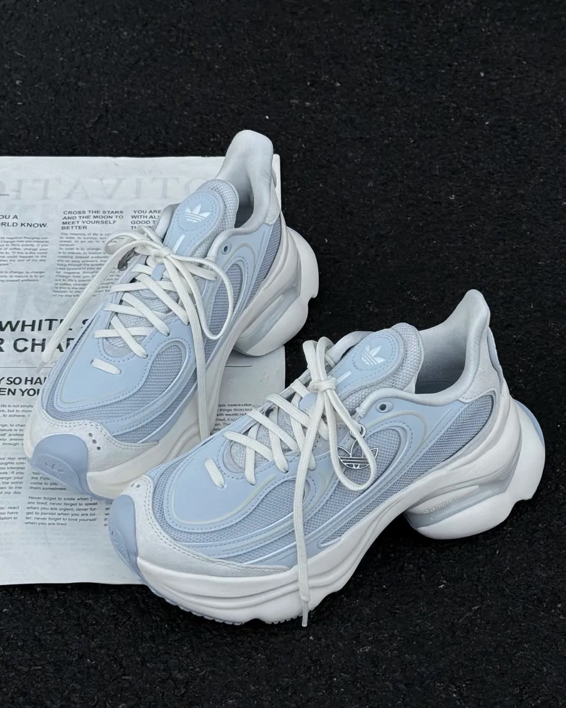 ADIDAS ORIGINALS ODS TN 浮蝶款 增高 海鹽藍 老爹鞋 增高五公分