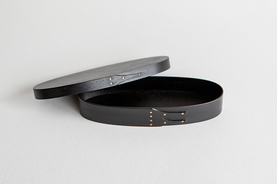 IFUJI - BENT WOOD OVAL PEN CASE_S_maple_BK
