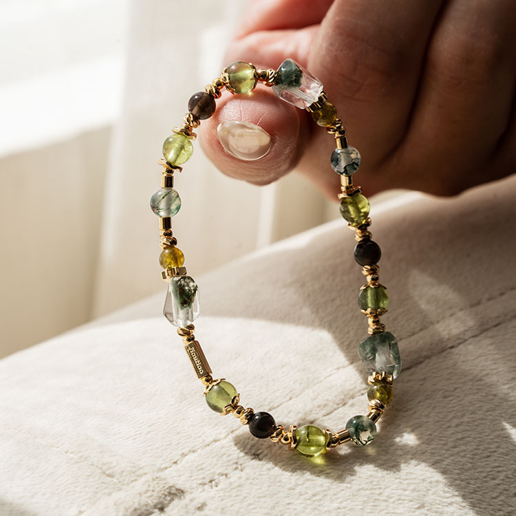 拯救的困境：巴西綠幽靈｜銀曜石｜橄欖石｜綠磷輝｜水草瑪瑙｜綠石榴