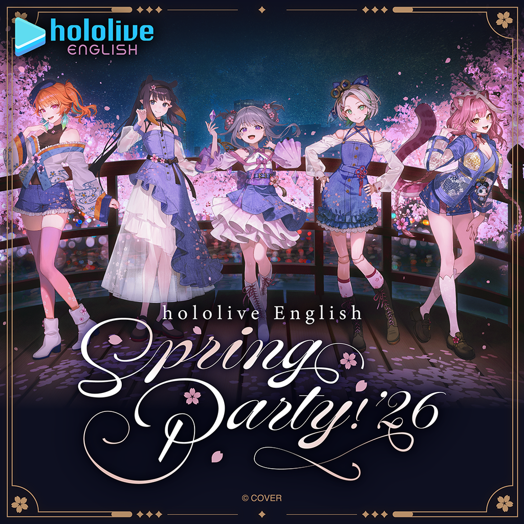 「官品代購」hololive English Spring Party! '26 🐔🐙🗿🍵🐱(Takanashi Kiara/ Ninomae Ina’nis/ Koseki Bijou/ Cecilia Immergreen/ Raora Panthera)