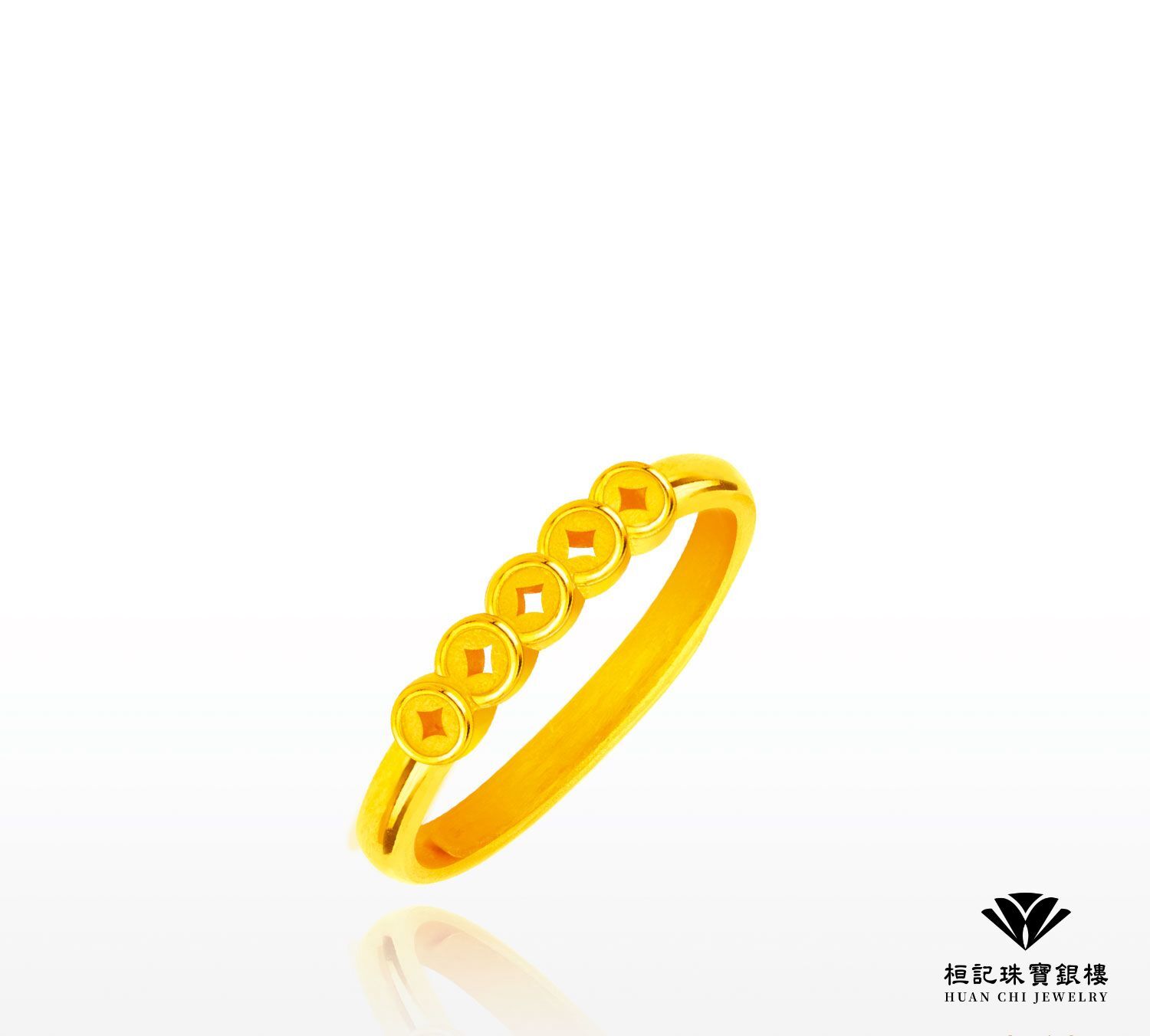 一直五錢 黃金戒指