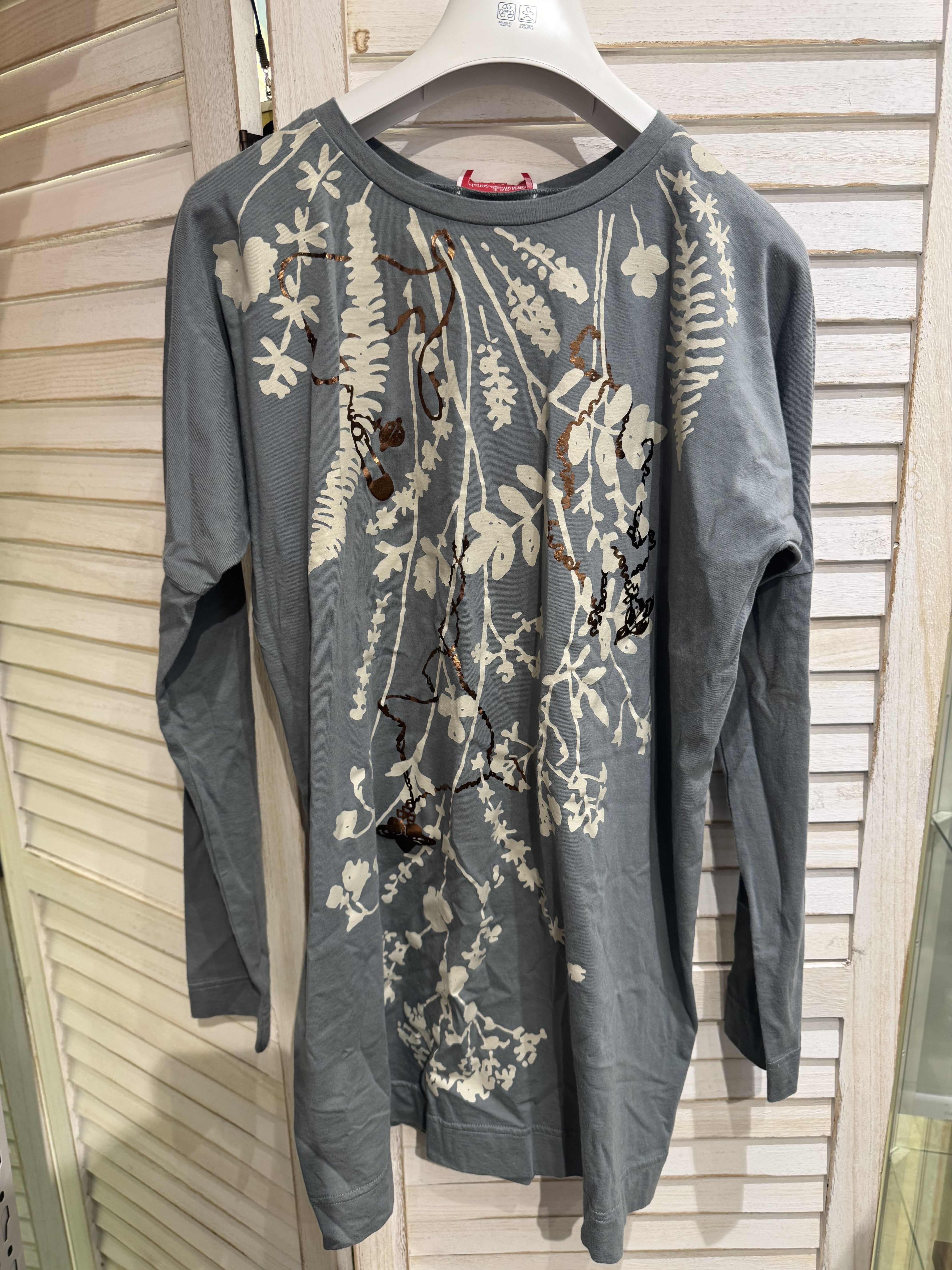 RED LABEL 灰藍色TOP SIZE 2