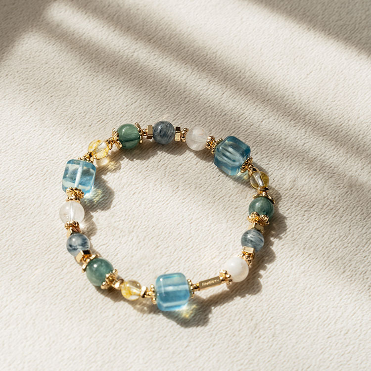 不要妥協：海藍寶｜藍綠晶｜黃托帕｜雪花幽靈｜千層藍兔毛