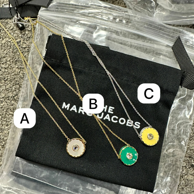 【現貨瑕疵貨品】Marc Jacobs 頸鏈 C款 黃色 (HC0279)