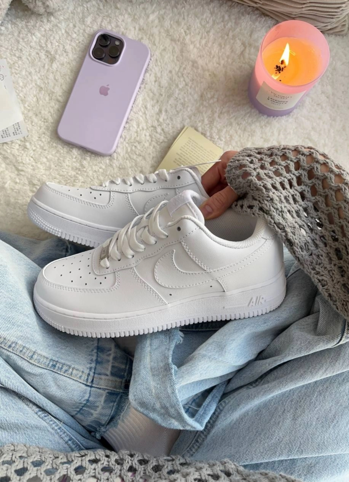 Nike Air Force 1 經典全白 女鞋 (DD8959100)