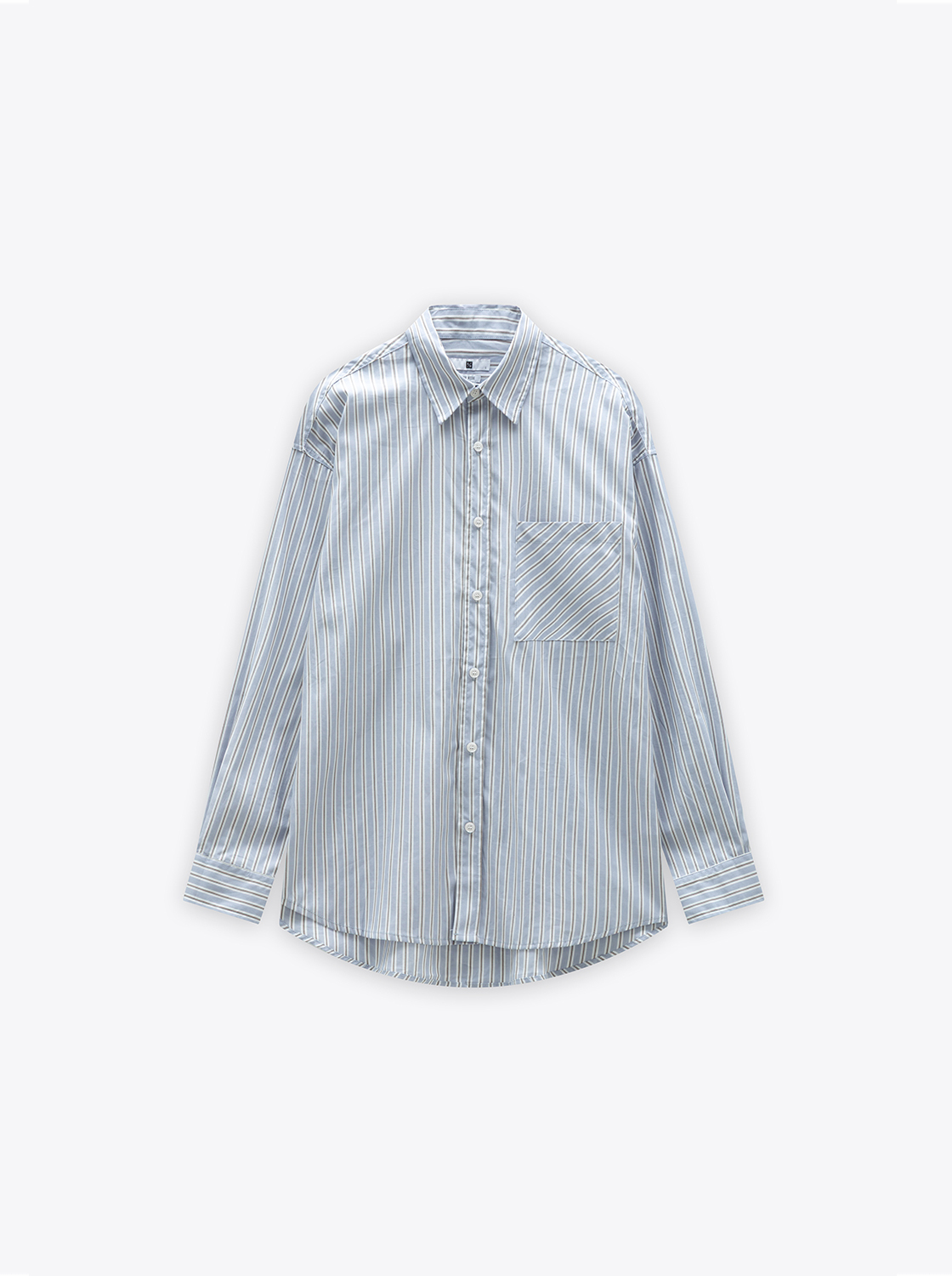 清新彩色條紋超寬型襯衫【親子款】