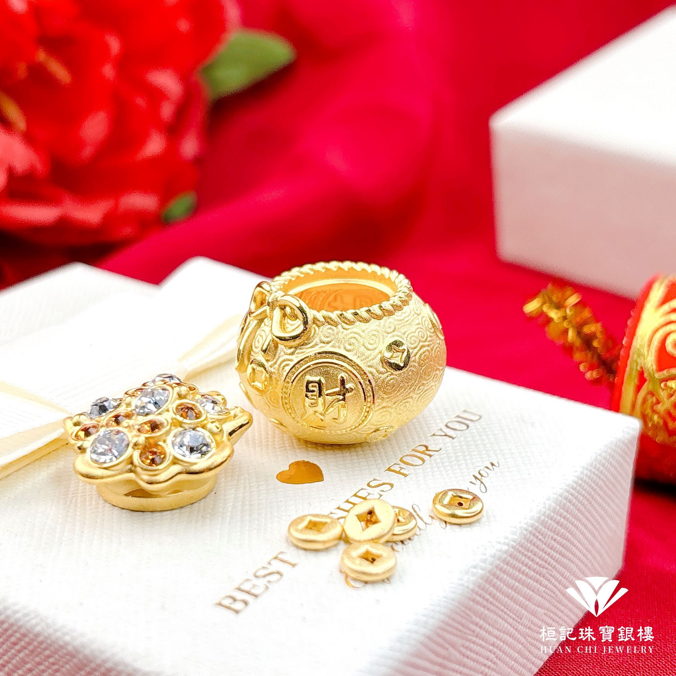 賺滿滿聚寶盆 黃金擺件