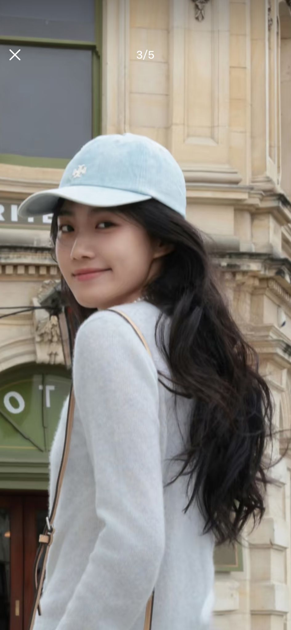 【預購】Tory Burch K03219010 LOGO CAP 牛仔藍色