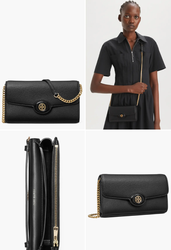 【預購】Tory Burch K03219011 ROBINSON 皮革斜揹袋