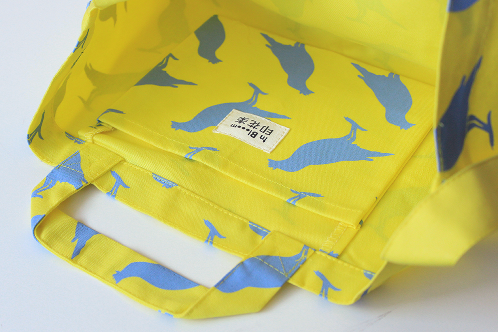 （絕版）長短把提袋/台灣八哥/黃