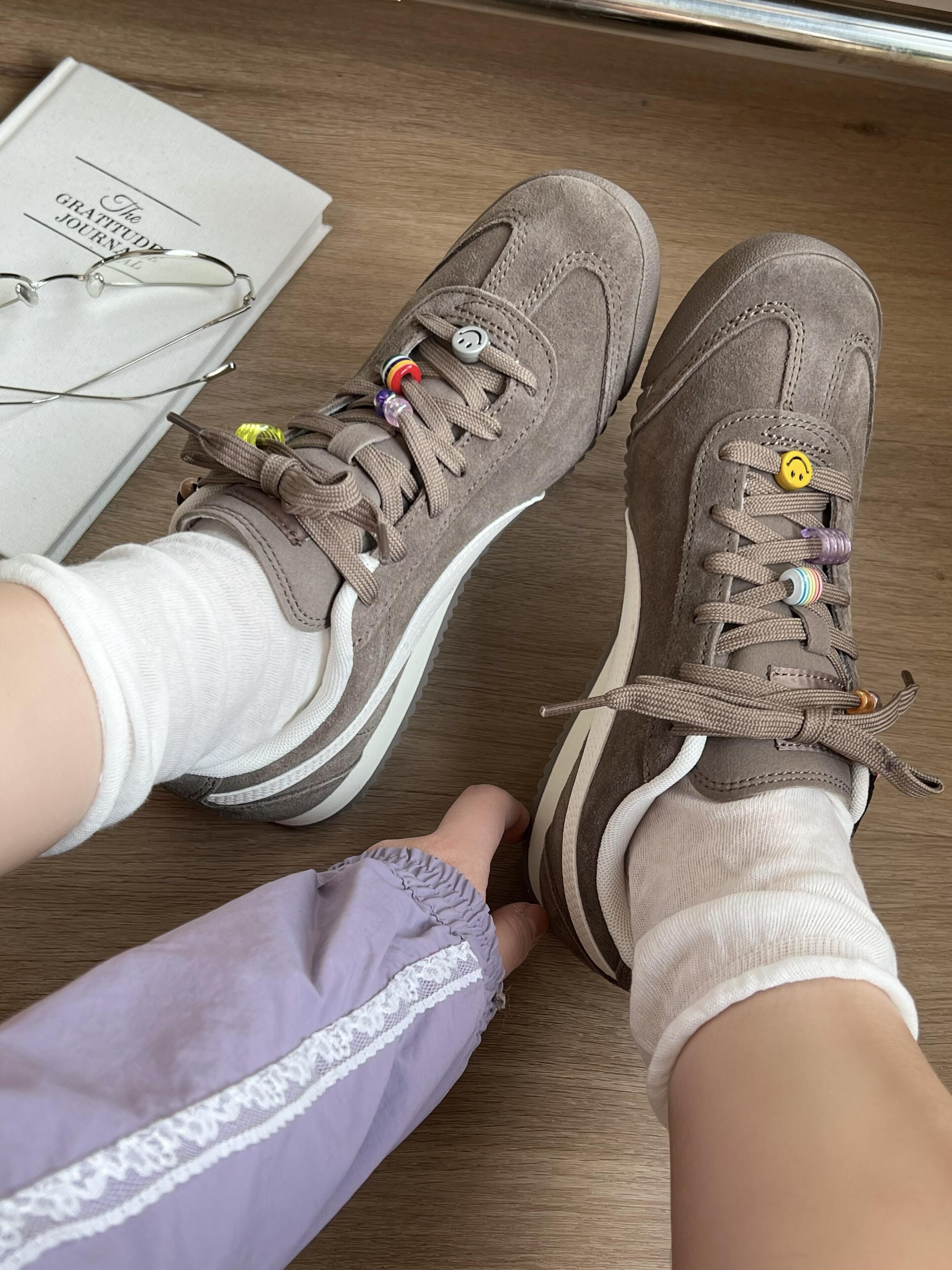 PUMA Turino SD 咖啡灰棕 咖啡色 麂皮 復古 薄底鞋 貼貼鞋 女款 406754-01/預購