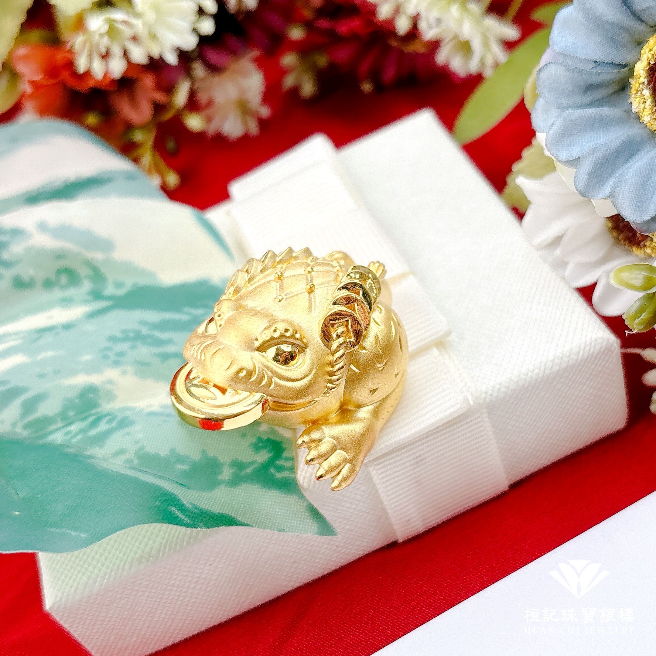 招財金蟾蜍 黃金擺件