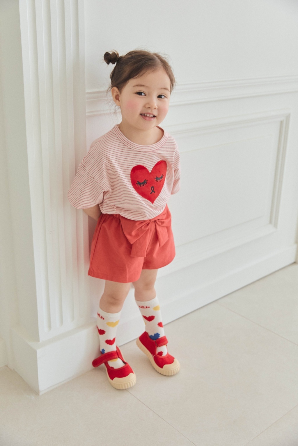 正韓夏mimico 兩色愛心上衣