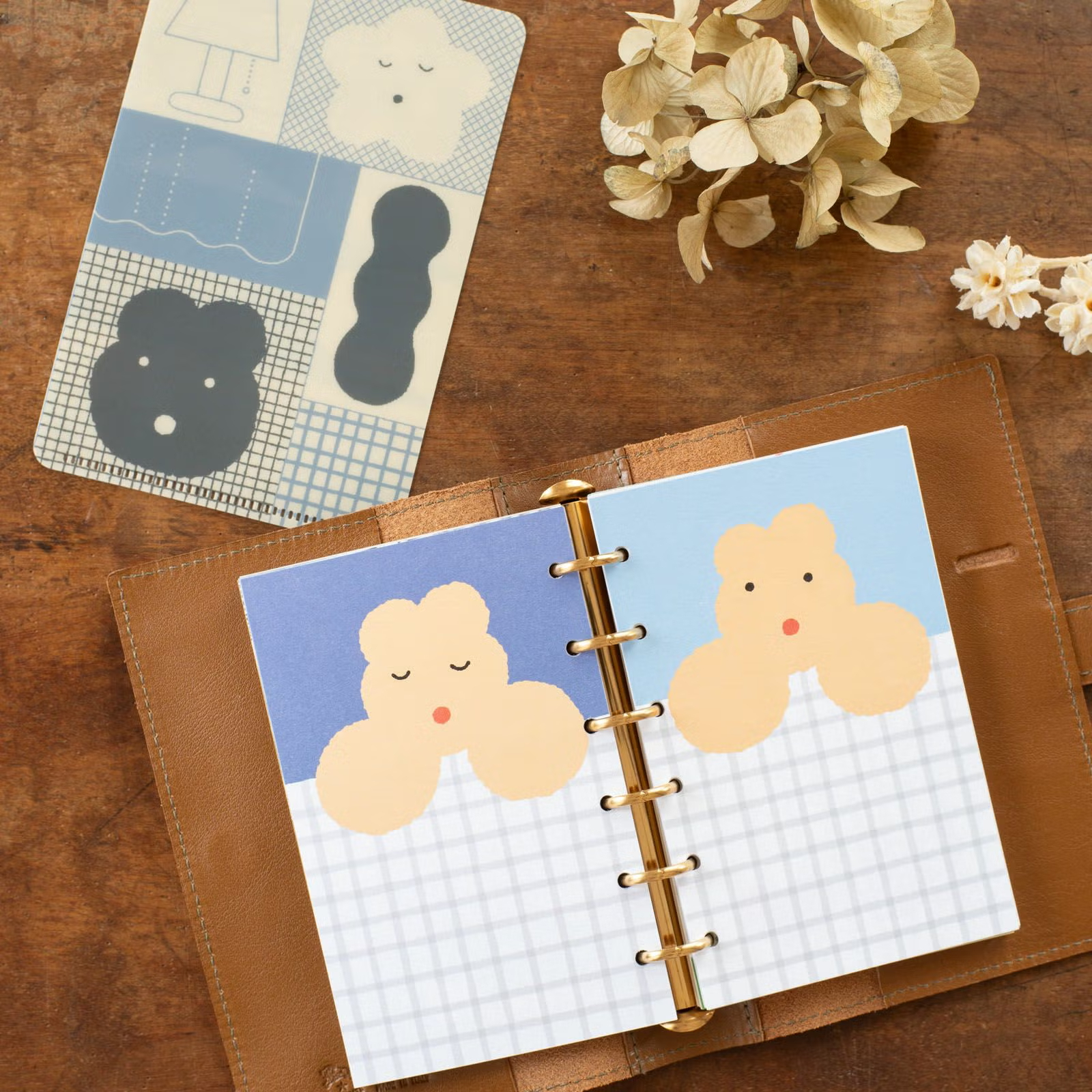 M6 插畫內頁組｜しまむらひかり「GOOD SLEEP」/ 手紙社 JAPAN