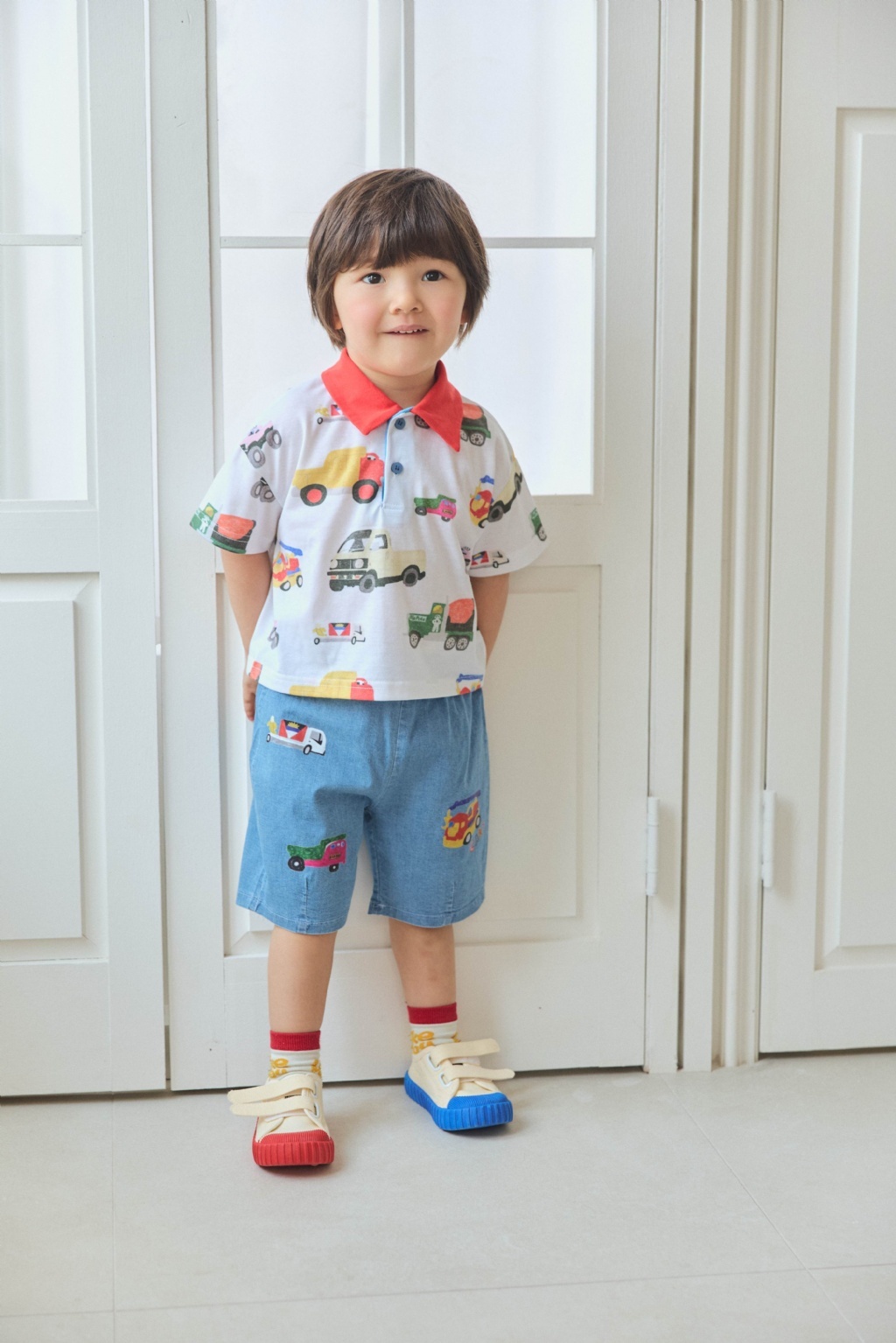 正韓夏mimico 車車大集合有領上衣