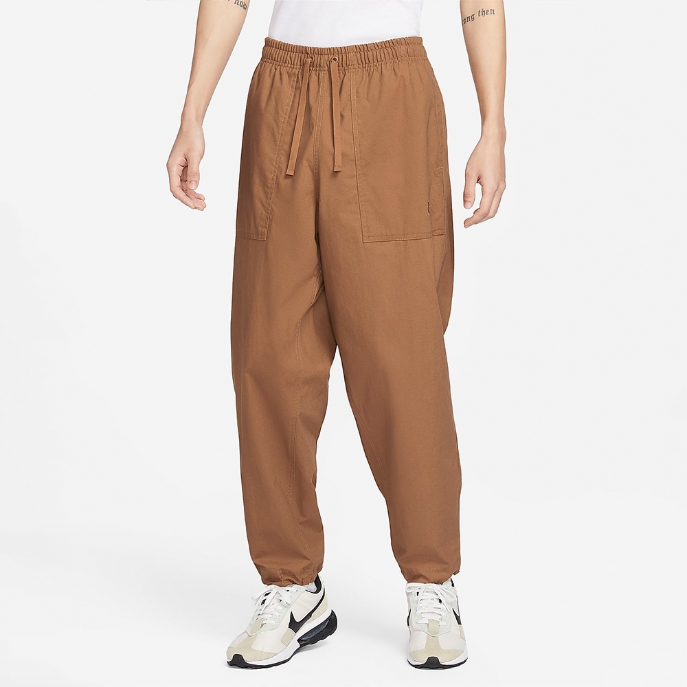 NIKE 長褲 Club Pants 抽繩 棕 男 N3097-281
