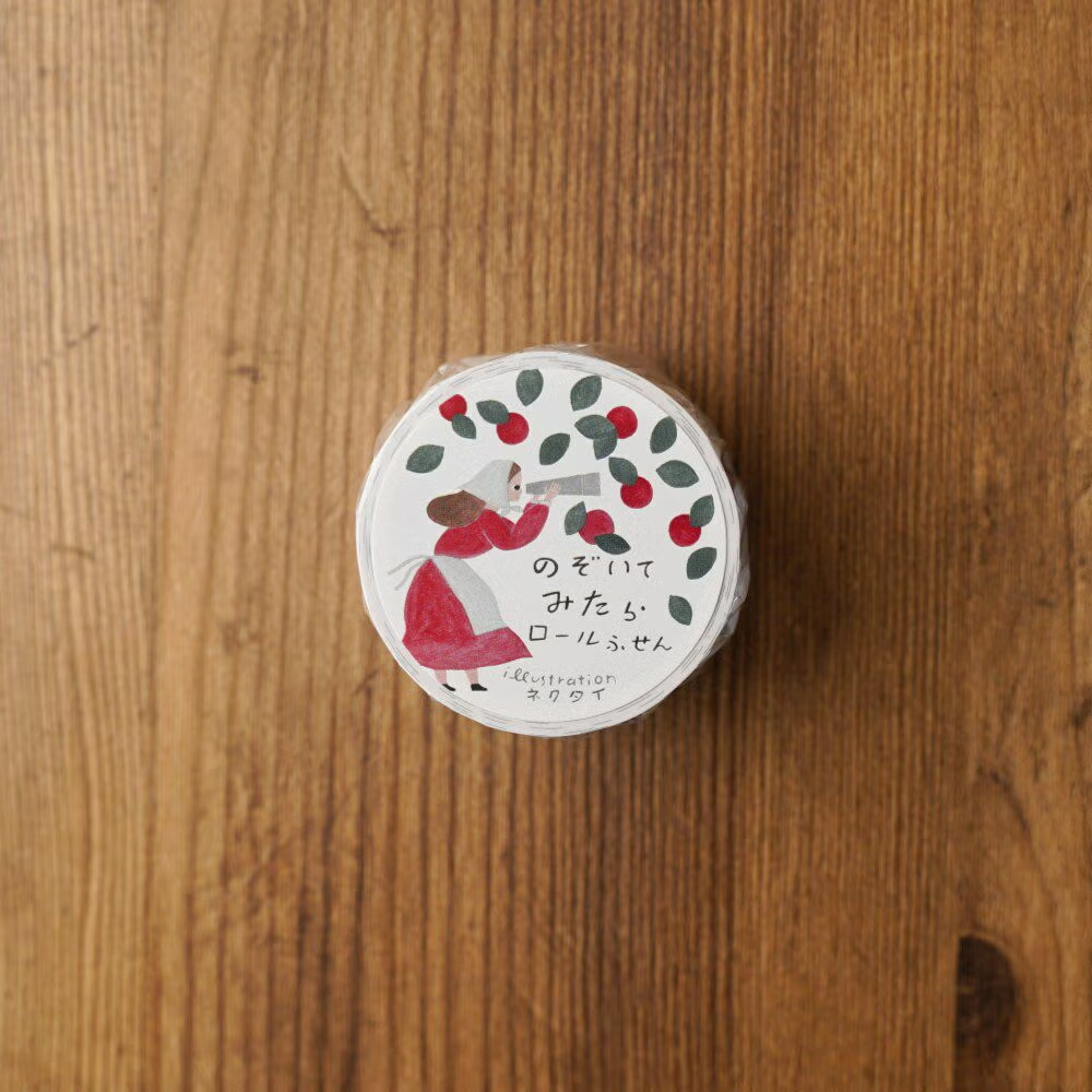 捲式便利貼 | ネクタイ「當我偷看時」 / 手紙社 / JAPAN