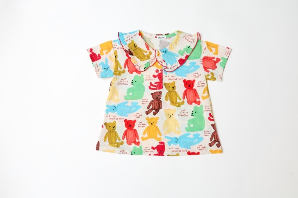 正韓夏mimico 彩色軟糖熊洋裝