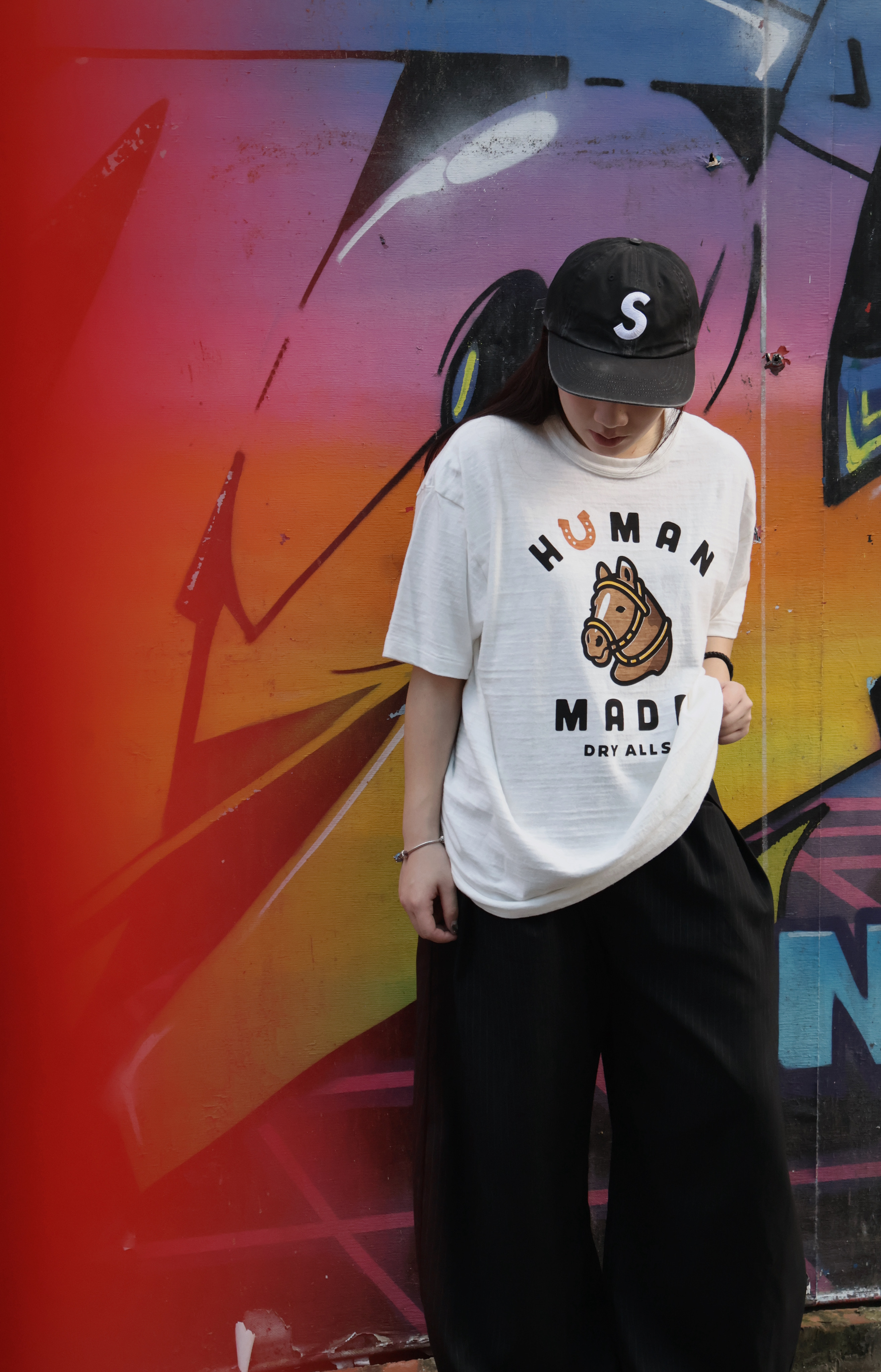 <快速出貨> HUMAN MADE GRAPHIC T-SHIRT 馬年限定 短T 黑/白