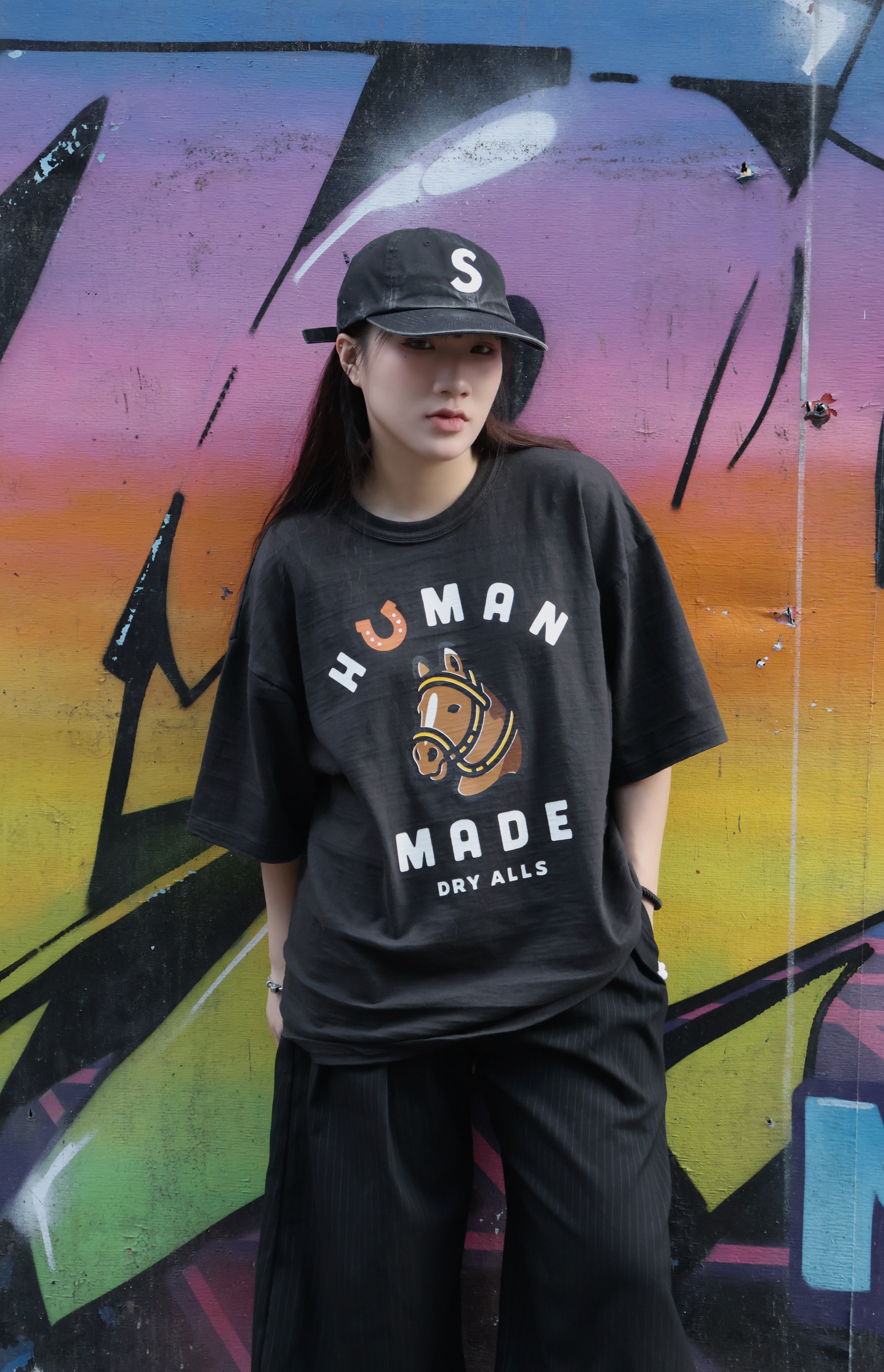 <快速出貨> HUMAN MADE GRAPHIC T-SHIRT 馬年限定 短T 黑/白