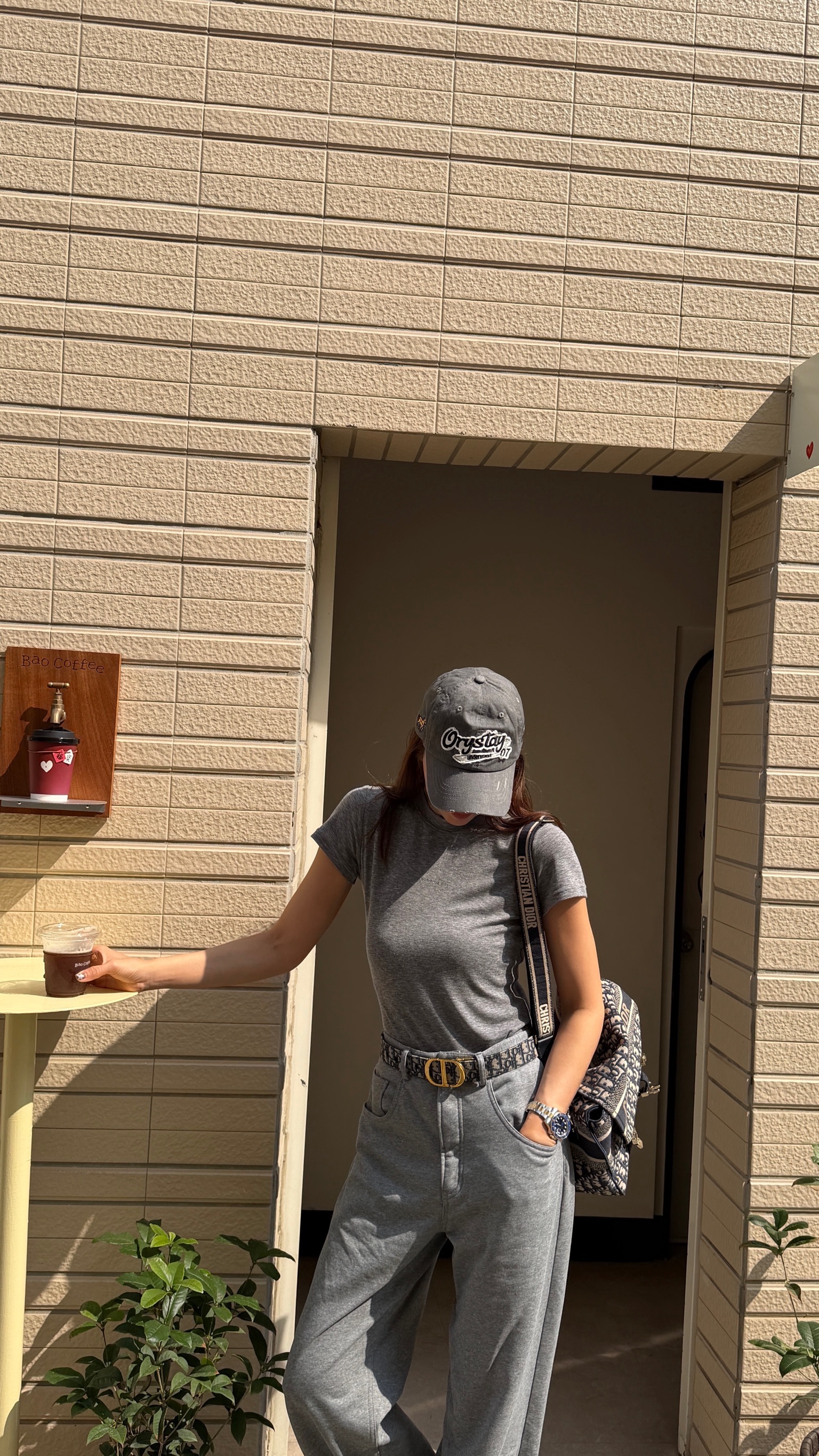 休閒灰挺版西裝棉長褲