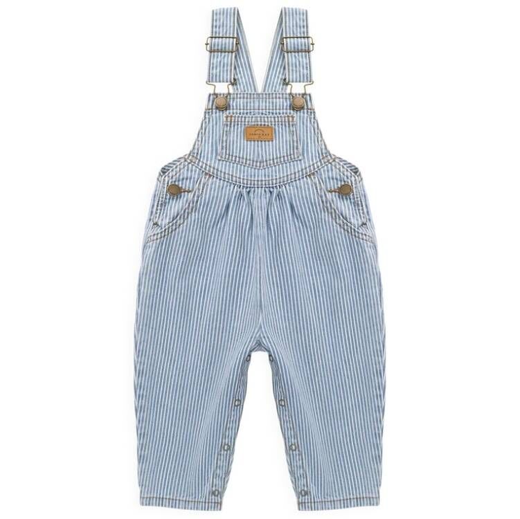 （預購）JAMIEKAY 條紋吊帶長褲 Cecil Overall - Holiday Stripe