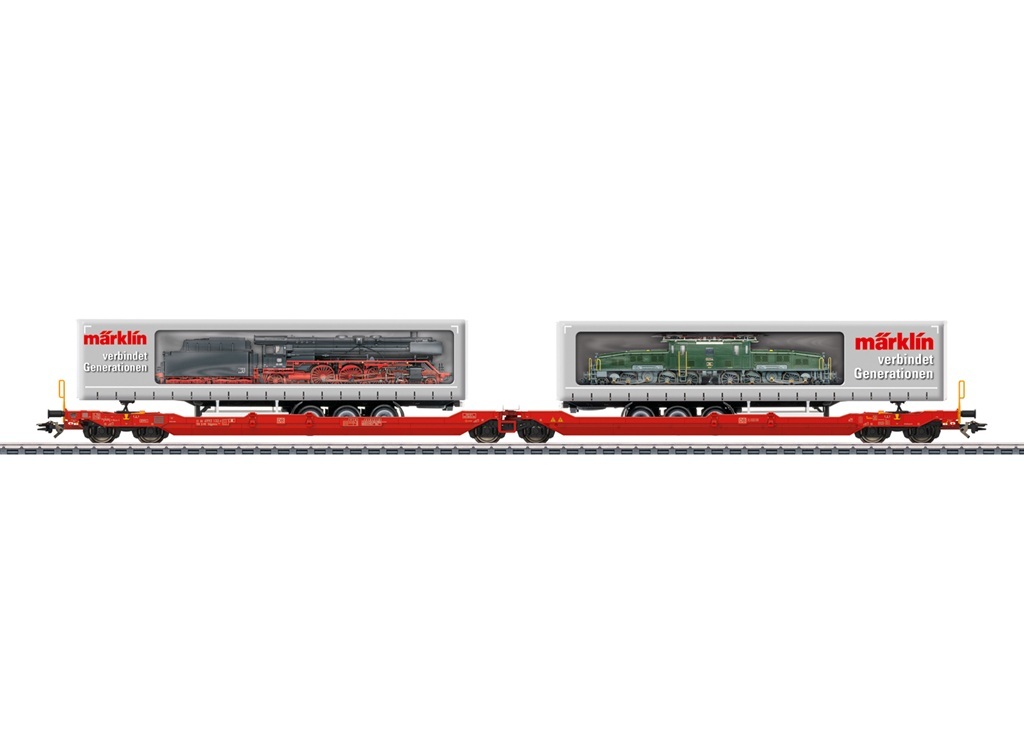 Marklin 47477 HO Scale Type Sdggmrss 738 Double Pocket Car