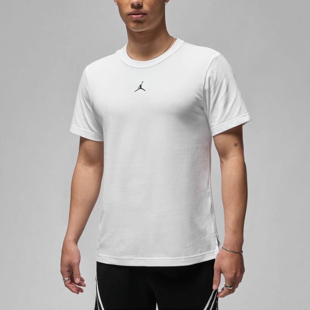 NIKE 短T J DF SPRT SS Top 白色 AJ 喬丹 短袖 男 FN5830-100