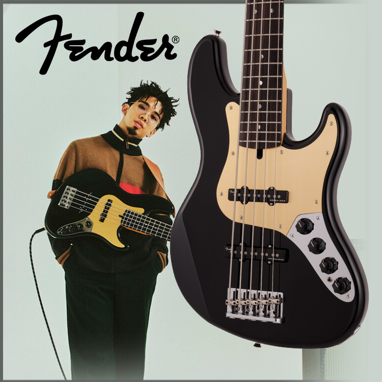 又昇樂器】簽名款Fender Deluxe Jazz Bass V Kazuki Arai Edition