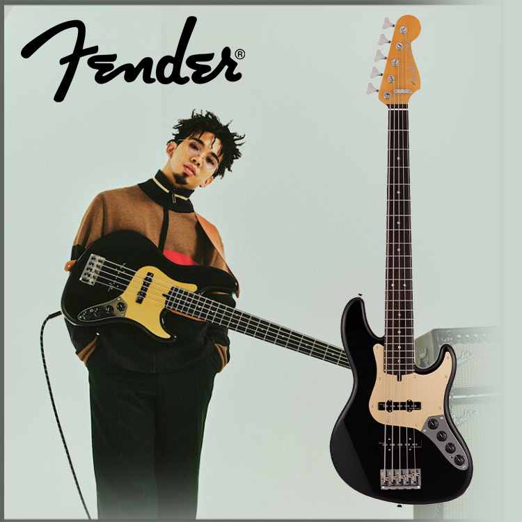 簽名款 Fender Japan Deluxe Jazz Bass V Kazuki Arai Edition 電貝斯