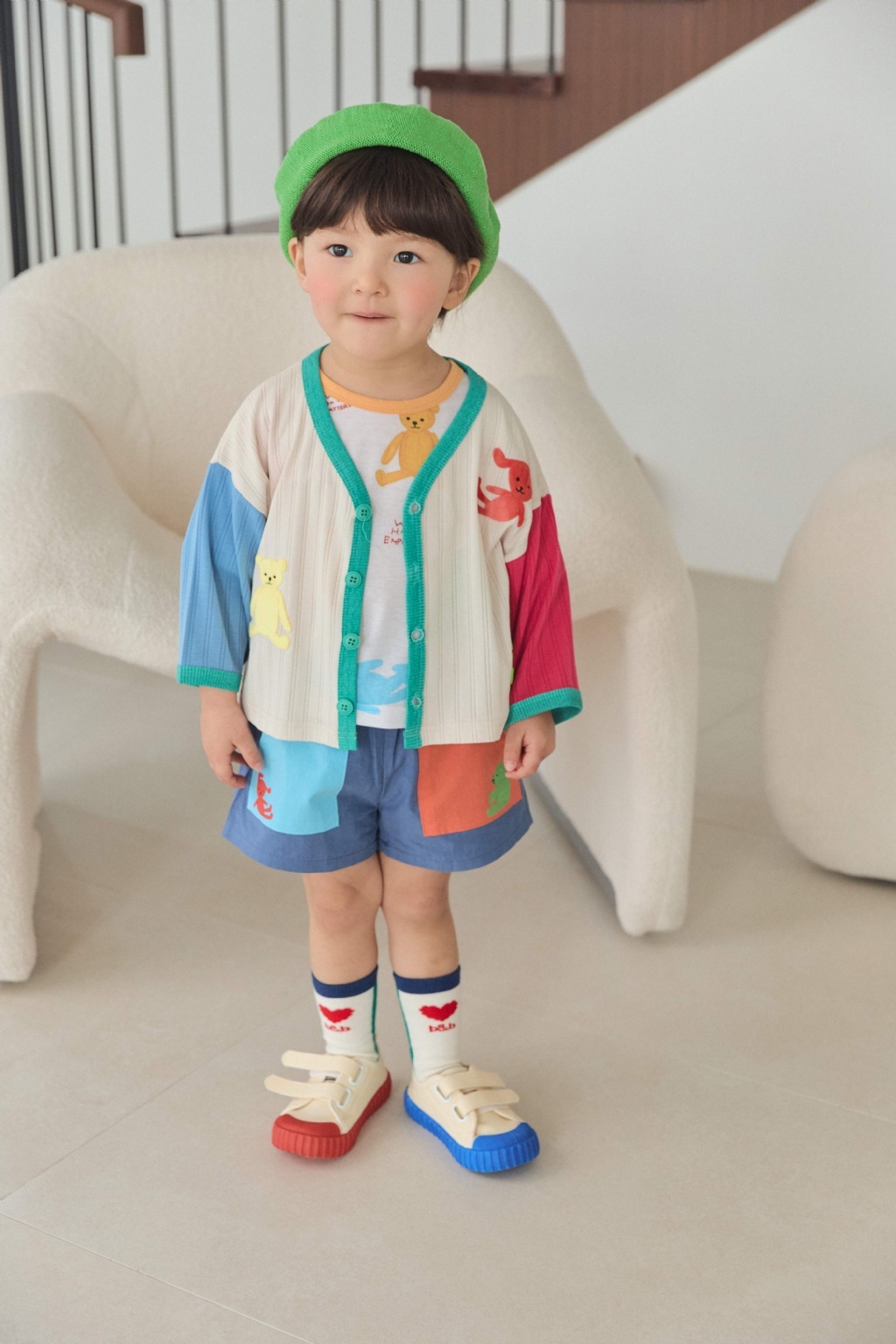 正韓夏mimico 兩色軟糖熊外套