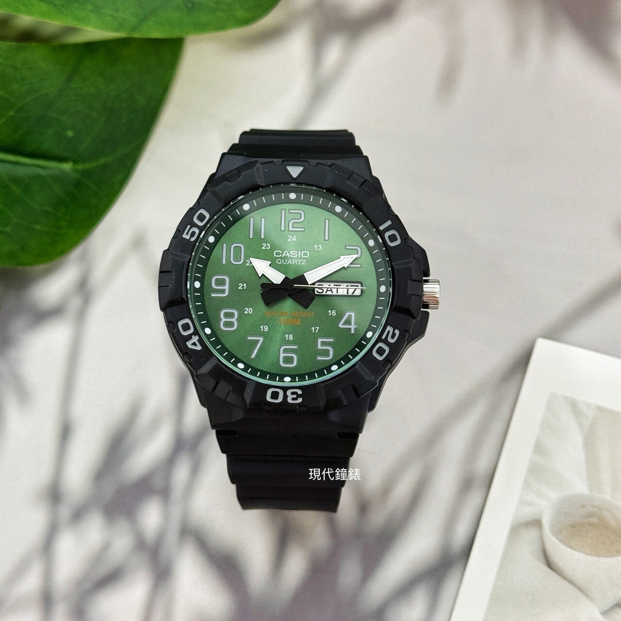 【CASIO 卡西歐】大錶徑阿拉伯數字腕錶MRW-210H-3B 52.6mm 現代鐘錶