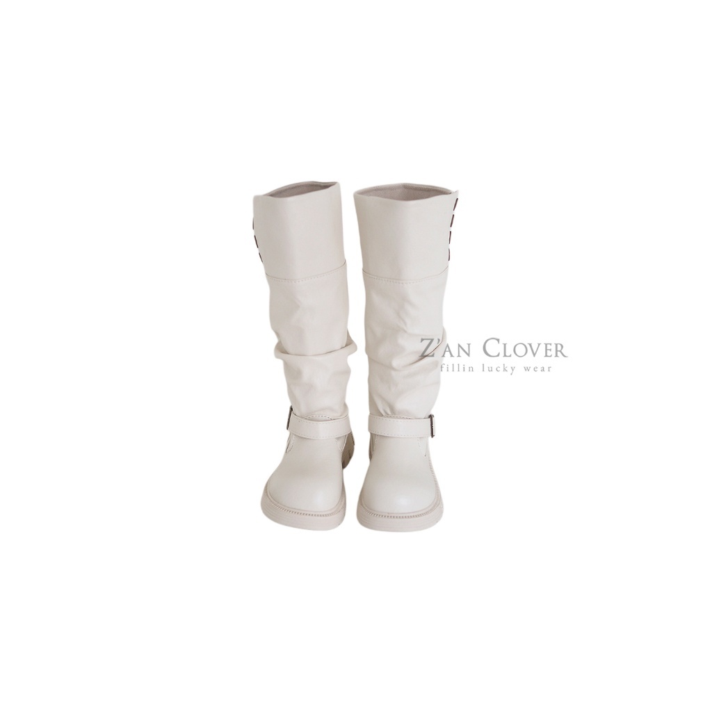 正韓夏zan clover 經典騎士長靴