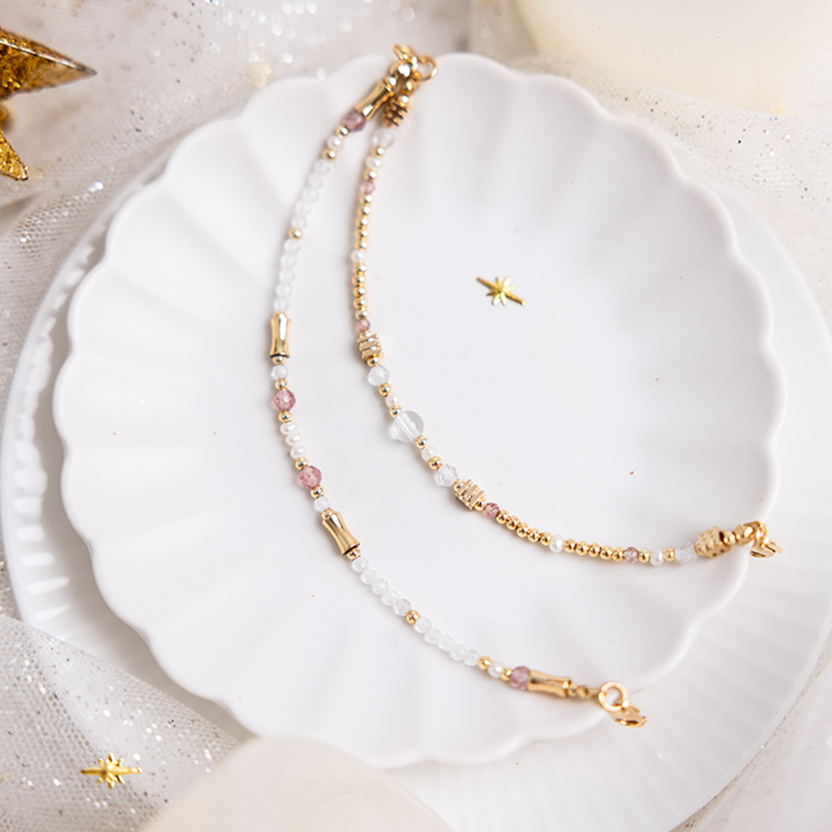 《滿額贈》今夜星辰 – 4月誕生石 – 手鍊