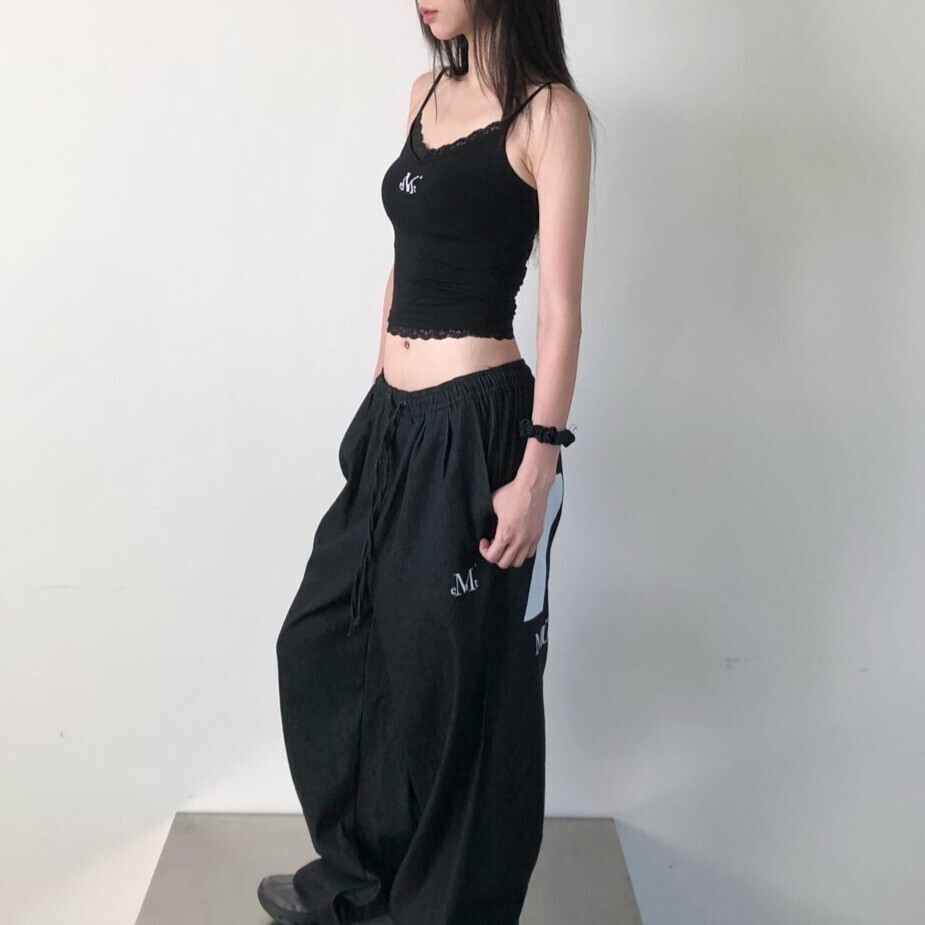 🇰🇷韓國 MUCENT 經典Logo 小蕾絲背心上衣(3colors)