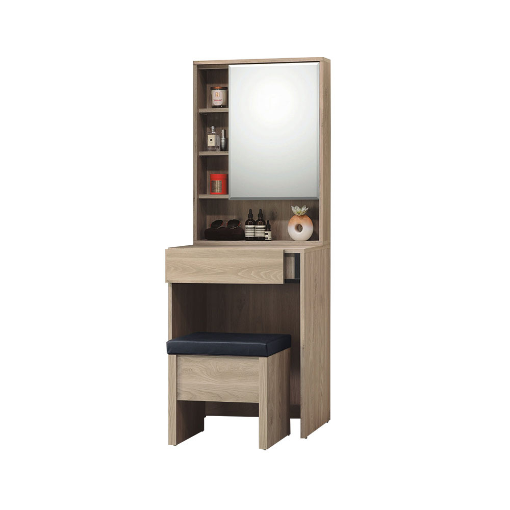 柏蒂家居-羅迪2尺鏡台/化妝桌/梳妝檯(贈化妝椅)