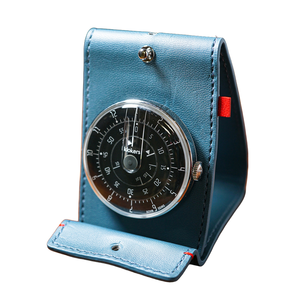KLOK-01 極簡系列錶頭 ＋藍色懷錶桌鐘套件