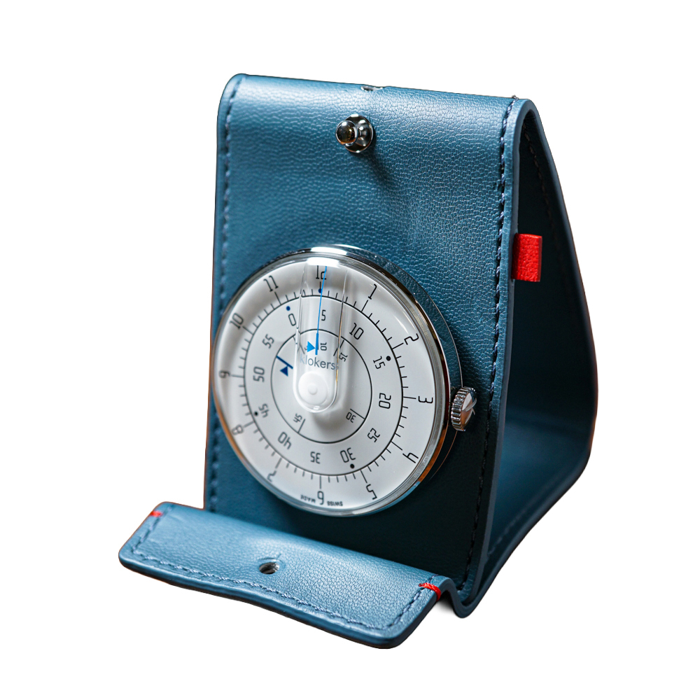 KLOK-01 極簡系列錶頭 ＋藍色懷錶桌鐘套件