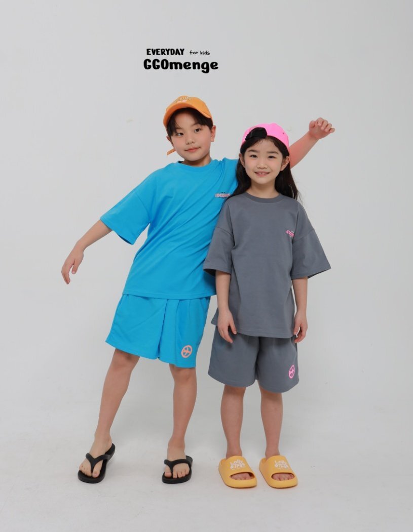 正韓夏Ggomenge 親子裝_兩色COCONUT套裝