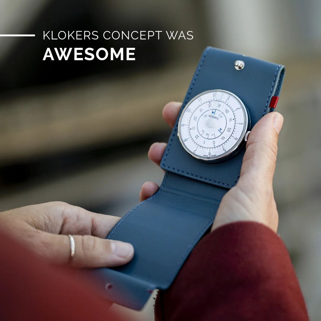 Klokers, 庫克錶, 復古,藍色懷錶桌鐘套件,懷錶,紳士,獨特風格,極簡黑,極簡白