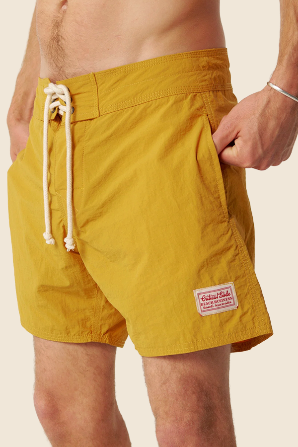 TCSS - FIRST POINT 16 吋衝浪褲(芥末黃)