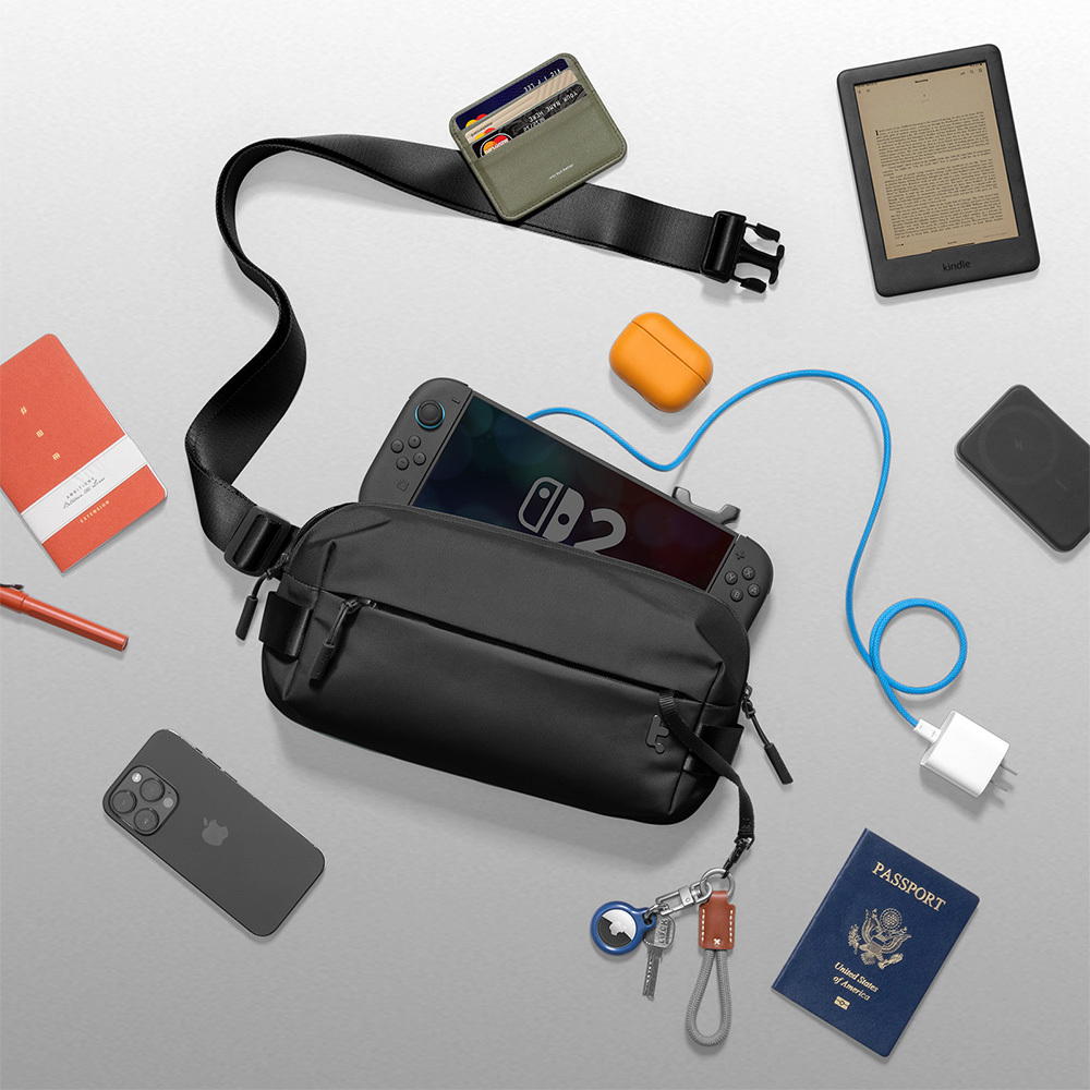 Tomtoc | 玩家隨身單肩包 S (三色可選)