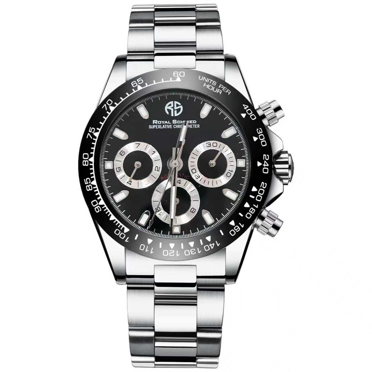 【Royal Schmied 皇家施米德】RYS-C007 迪通拿款 夜光指針 真三眼 機械 手錶