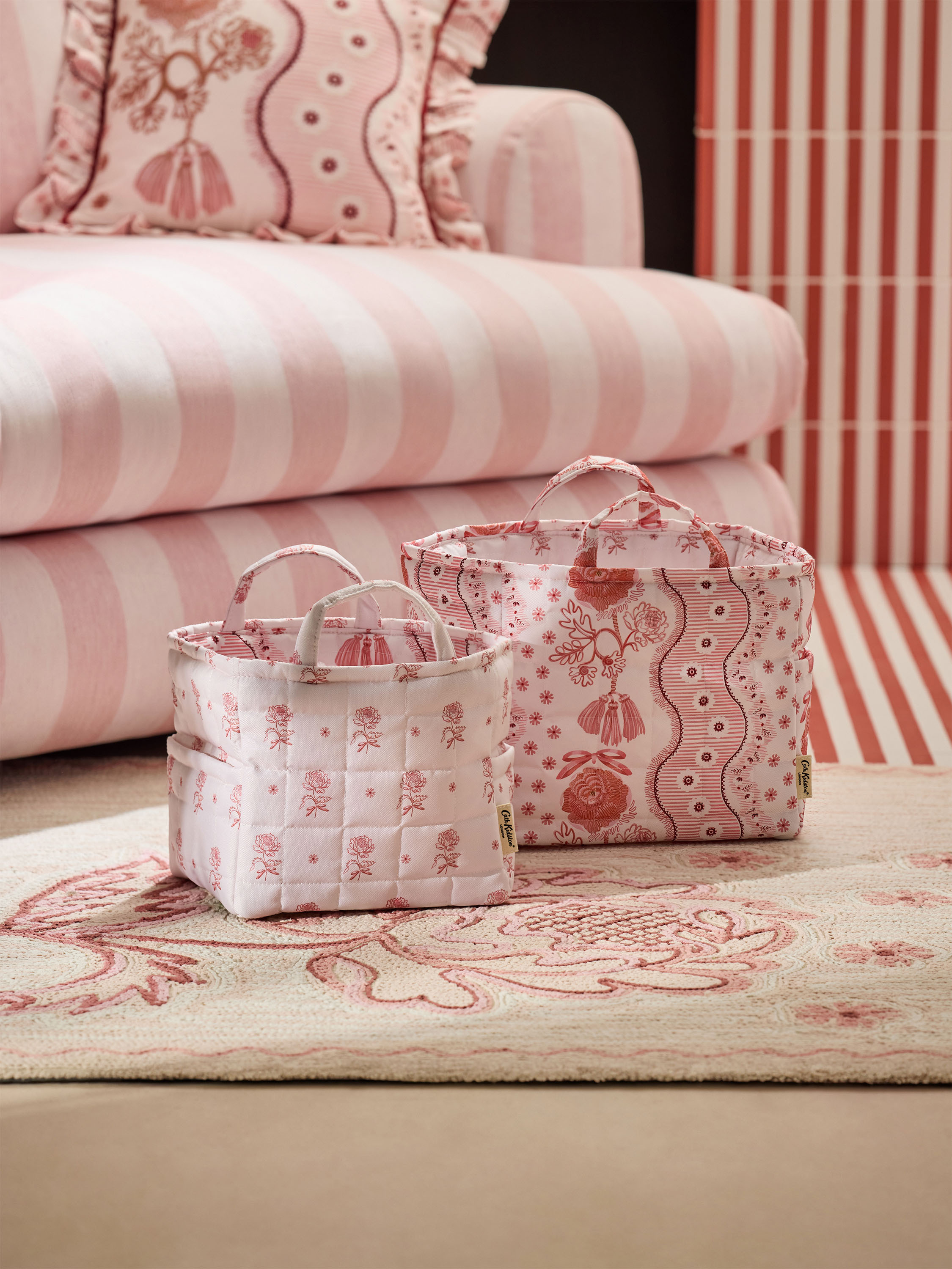 Spitalfields Silk 絎縫收納袋組