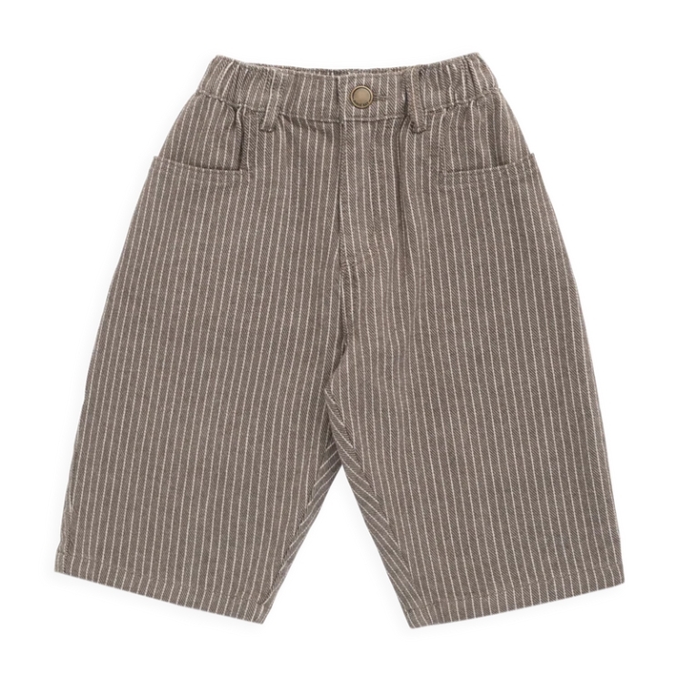 （預購）JAMIEKAY 條紋牛仔長褲 Abel Pant - Mini Pinstripe Cassava / Iroko