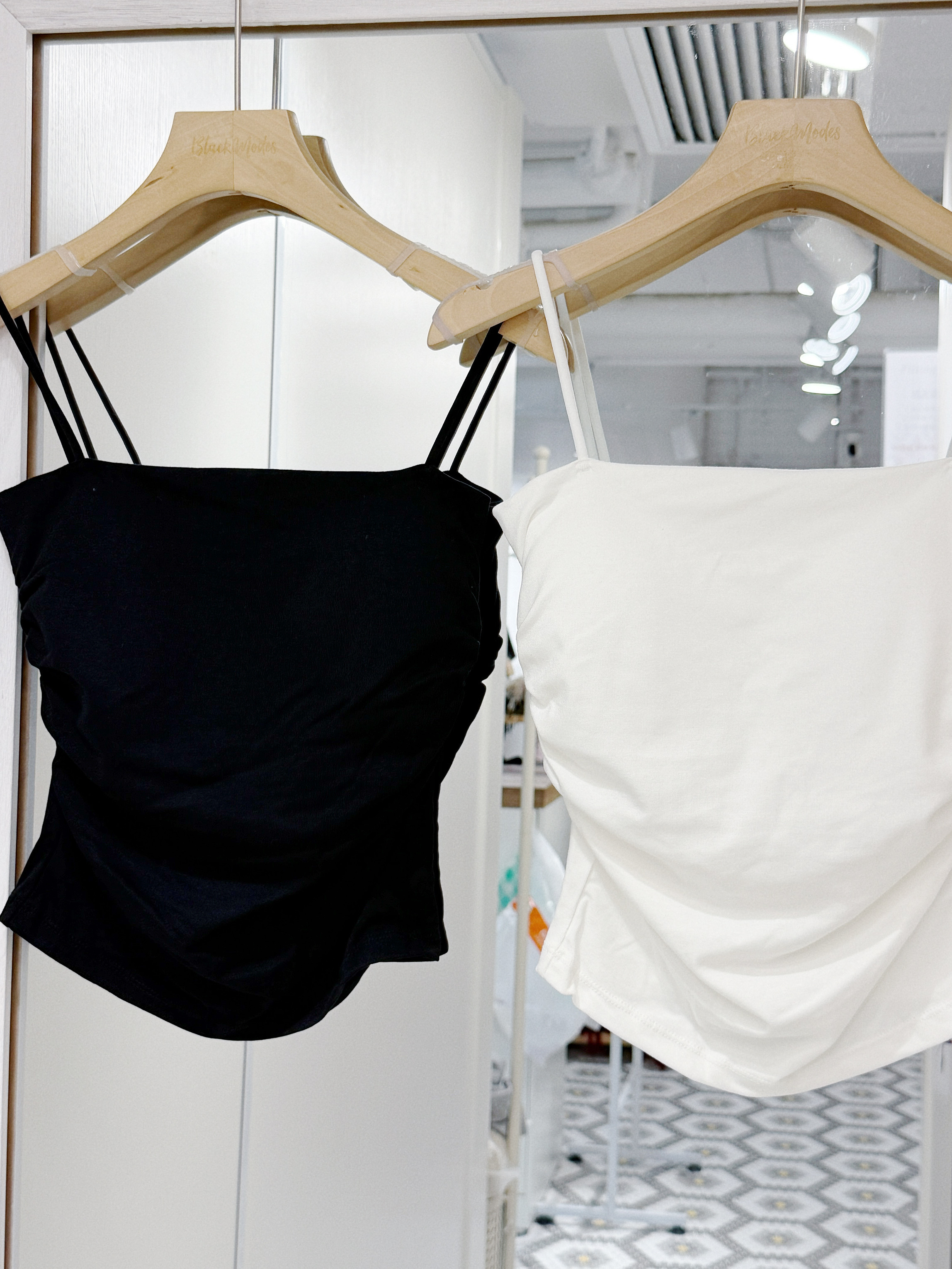 V0168｜日常襯衫必備簡約修腰吊帶背心‧₊˚ 🦢.