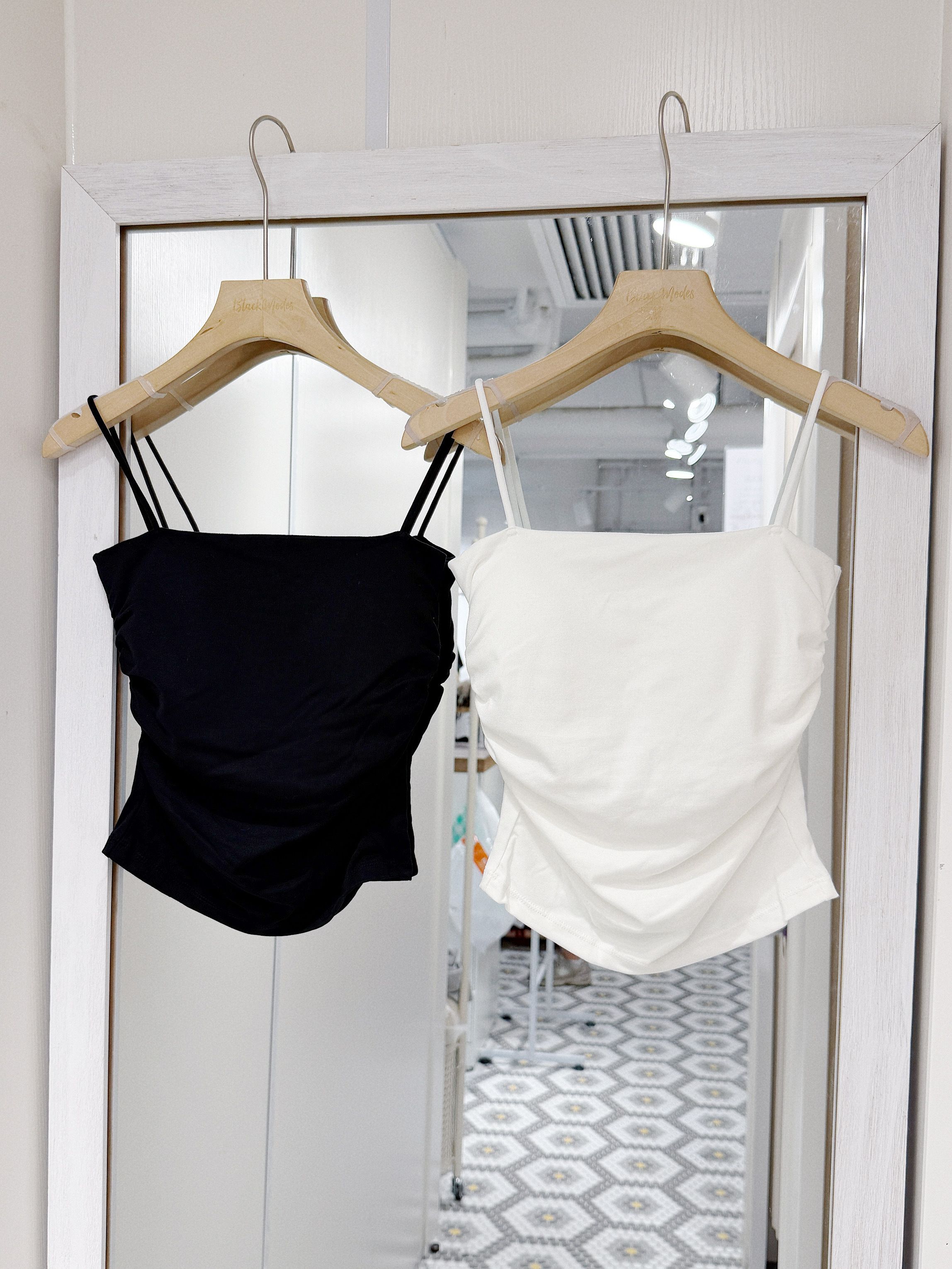 V0168｜日常襯衫必備簡約修腰吊帶背心‧₊˚ 🦢.