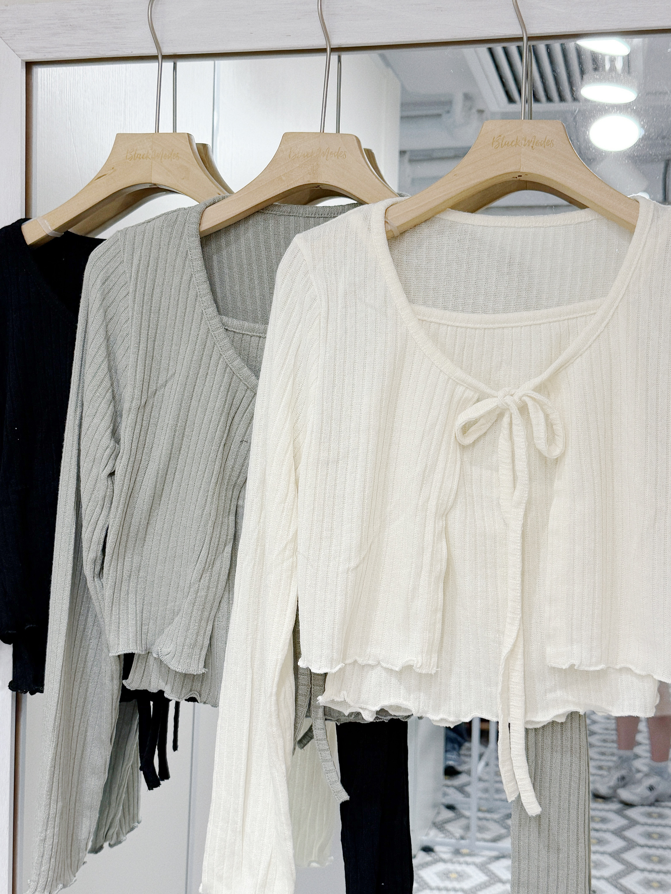 S0229｜約會女友風背心連外套綁帶SET݁₊୨ৎ ྀི