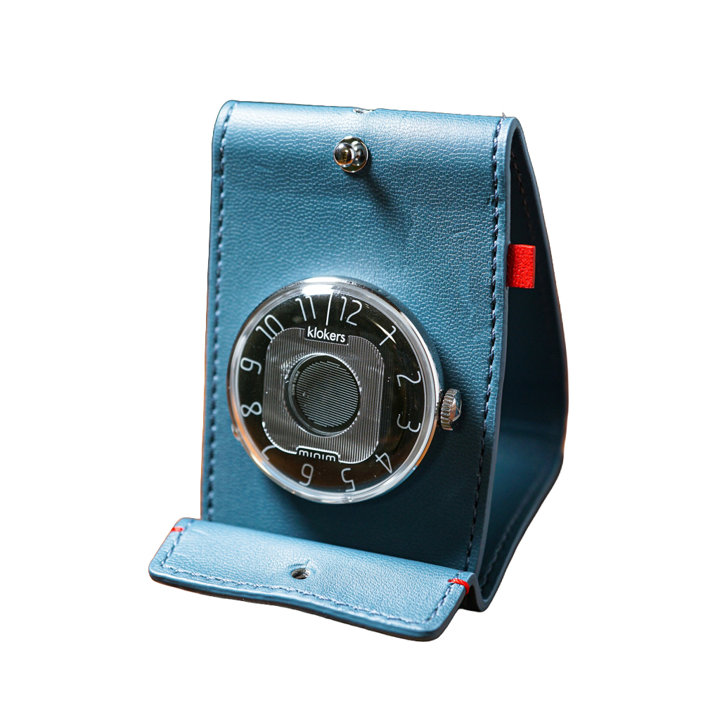 KLOK-08 歐普系列錶頭＋藍色懷錶桌鐘套件