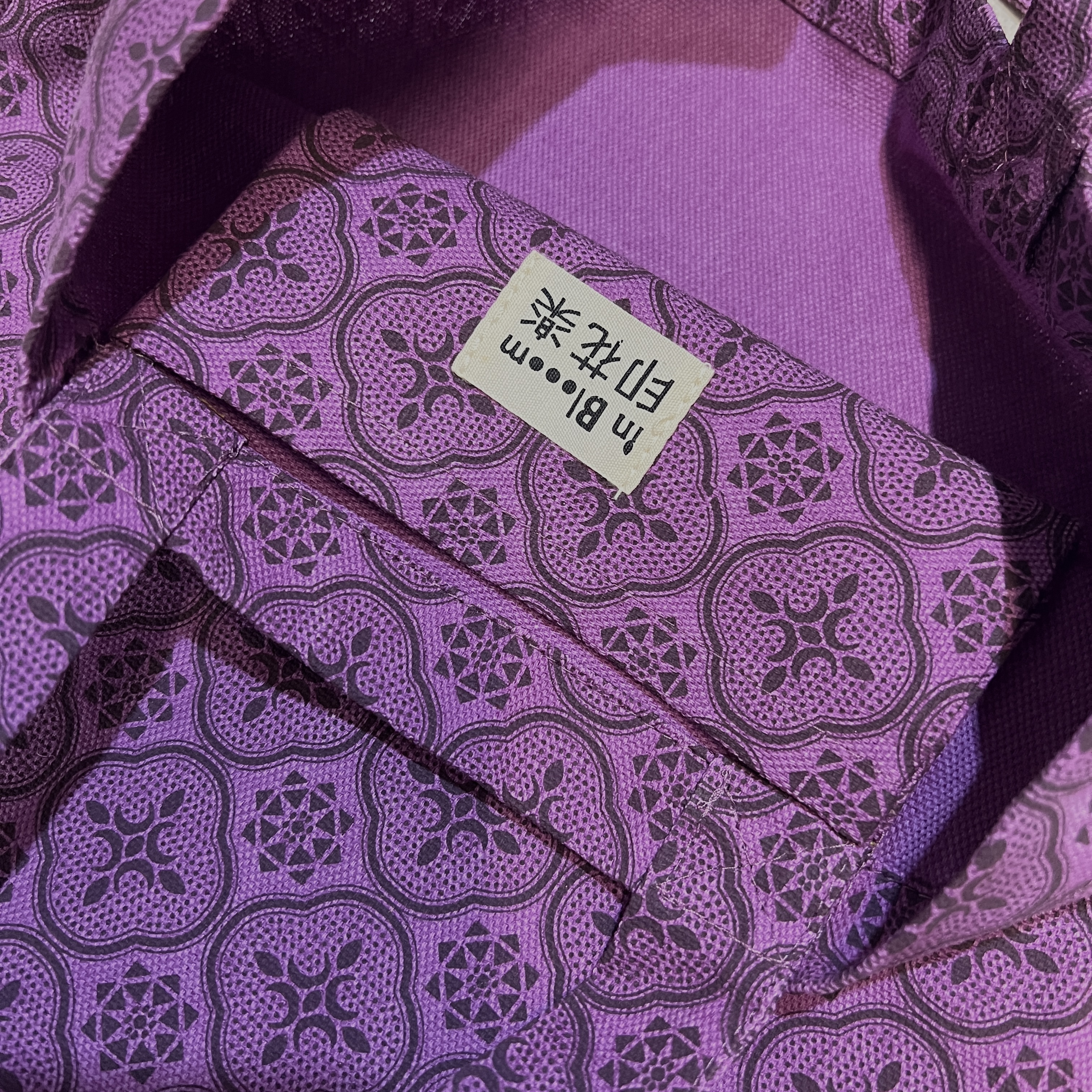 （絕版）A4手提袋/玻璃海棠/紫